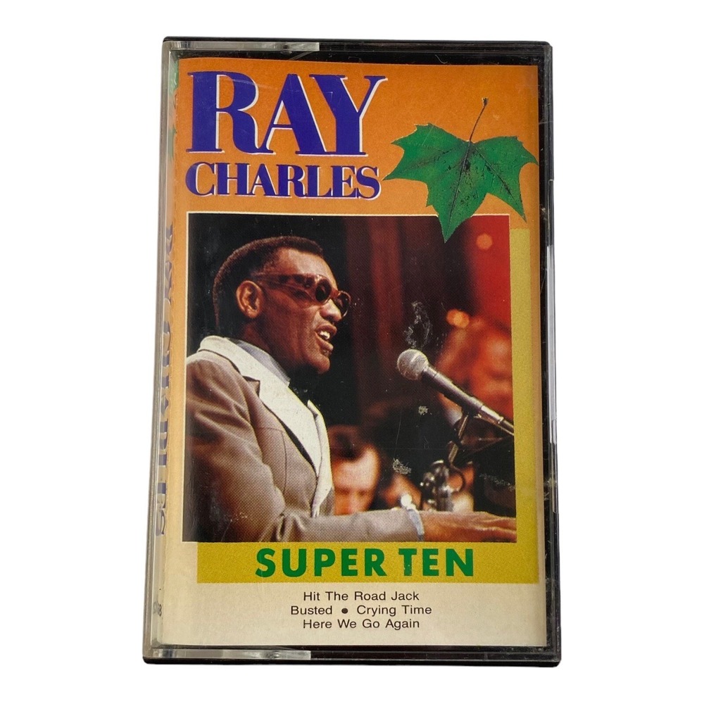Ray Charles: Super Ten (Cassette) R&B, Pop, Blues, Jazz